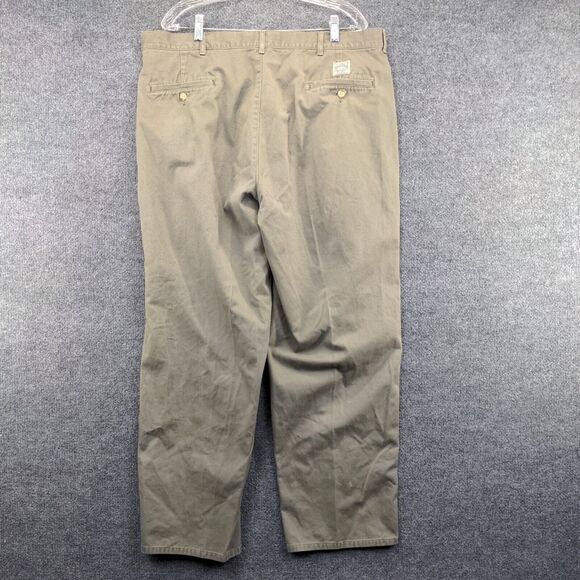 Polo by Ralph Lauren Men's Straight Leg Chino Pants Green 40x30 Pleated Front - Picture 5 of 12